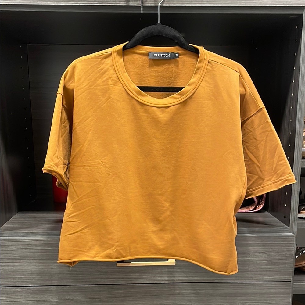 Women's Orange Crop Top